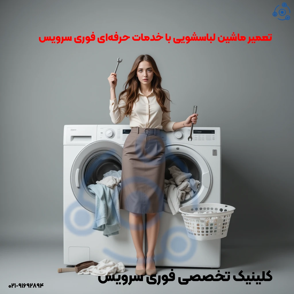 تعمیر ماشین لباسشویی با خدمات حرفهای فوری سرویس